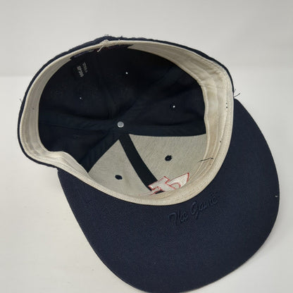 The Game Pro Fitted Hat Blue 7 Embroidered Logo PTX Outdoor 6 Panel