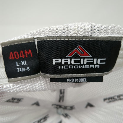Pacific Headwear Baseball Cap Gray 8 Mesh Aztec Welding Fitted Yellow Stitch Hat