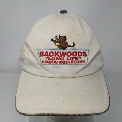 Backwoods Long Life Aluminum Water Troughs Slideback Hat Tan OSFA 6 Panel
