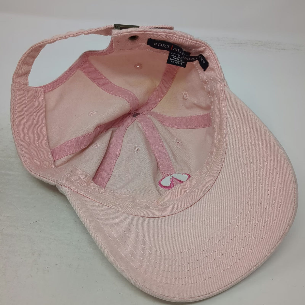 Port Authority Infiniti Logo Baseball Cap Pink OSFM Embroidered Slideback Hat