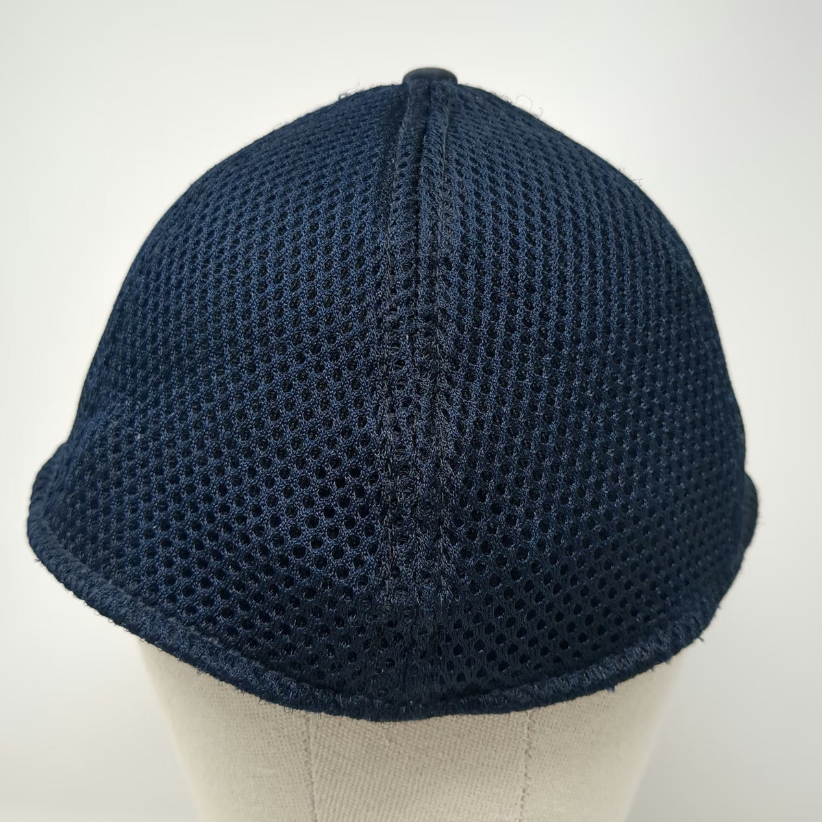 New Era Baseball Cap Blue L Google Fiber GFiber Mesh Stretch Fit Curved Bill Hat