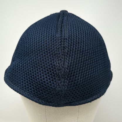 New Era Baseball Cap Blue L Google Fiber GFiber Mesh Stretch Fit Curved Bill Hat