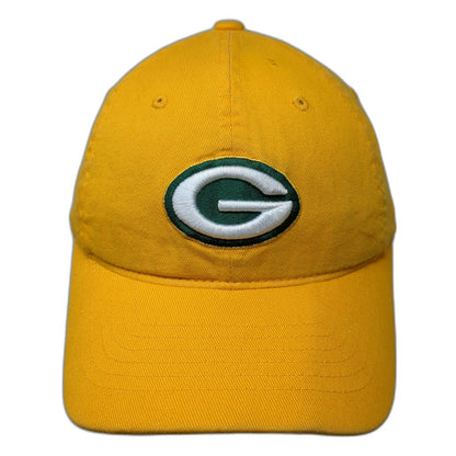 Reebok Green Bay Packers NFL Yellow One Size Fitted Embroidered Logo Team Hat