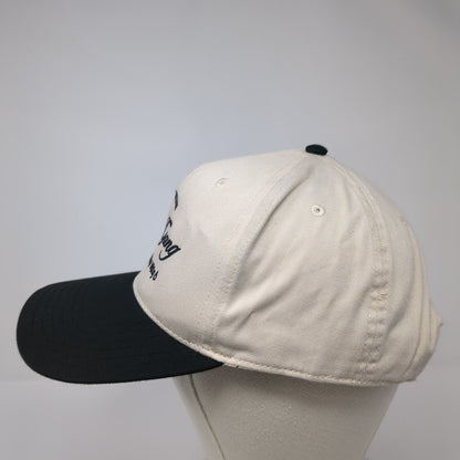 Bug Gang Snapback Hat Tan One Size Embroidered Colorblock Otto