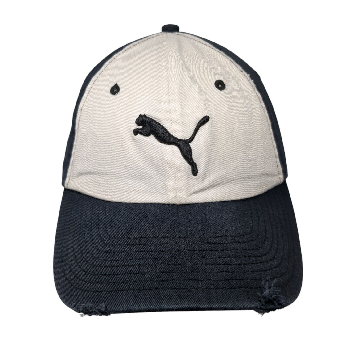 Puma Slideback Hat Blue One Size Adjustable Embroidered Colorblock