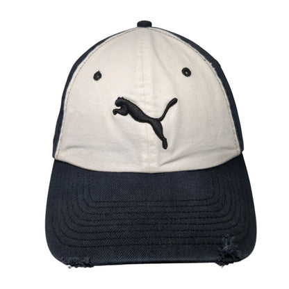 Puma Slideback Hat Blue One Size Adjustable Embroidered Colorblock
