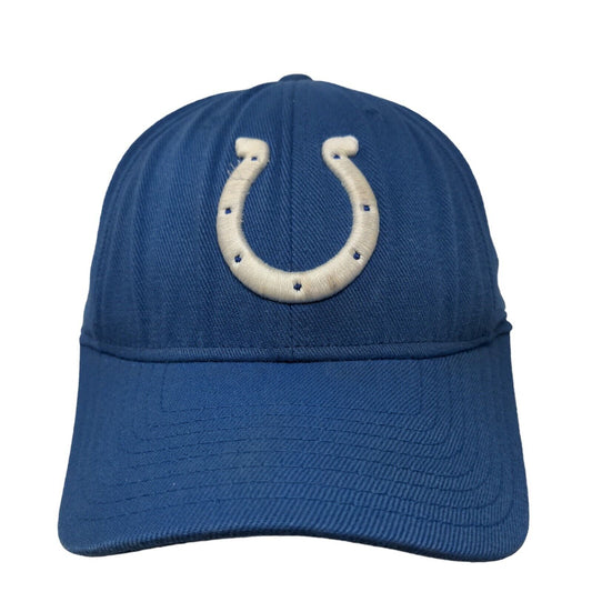 Reebok NFL Indianapolis Colts Fitted Hat Blue OSFA Embroidered Logo