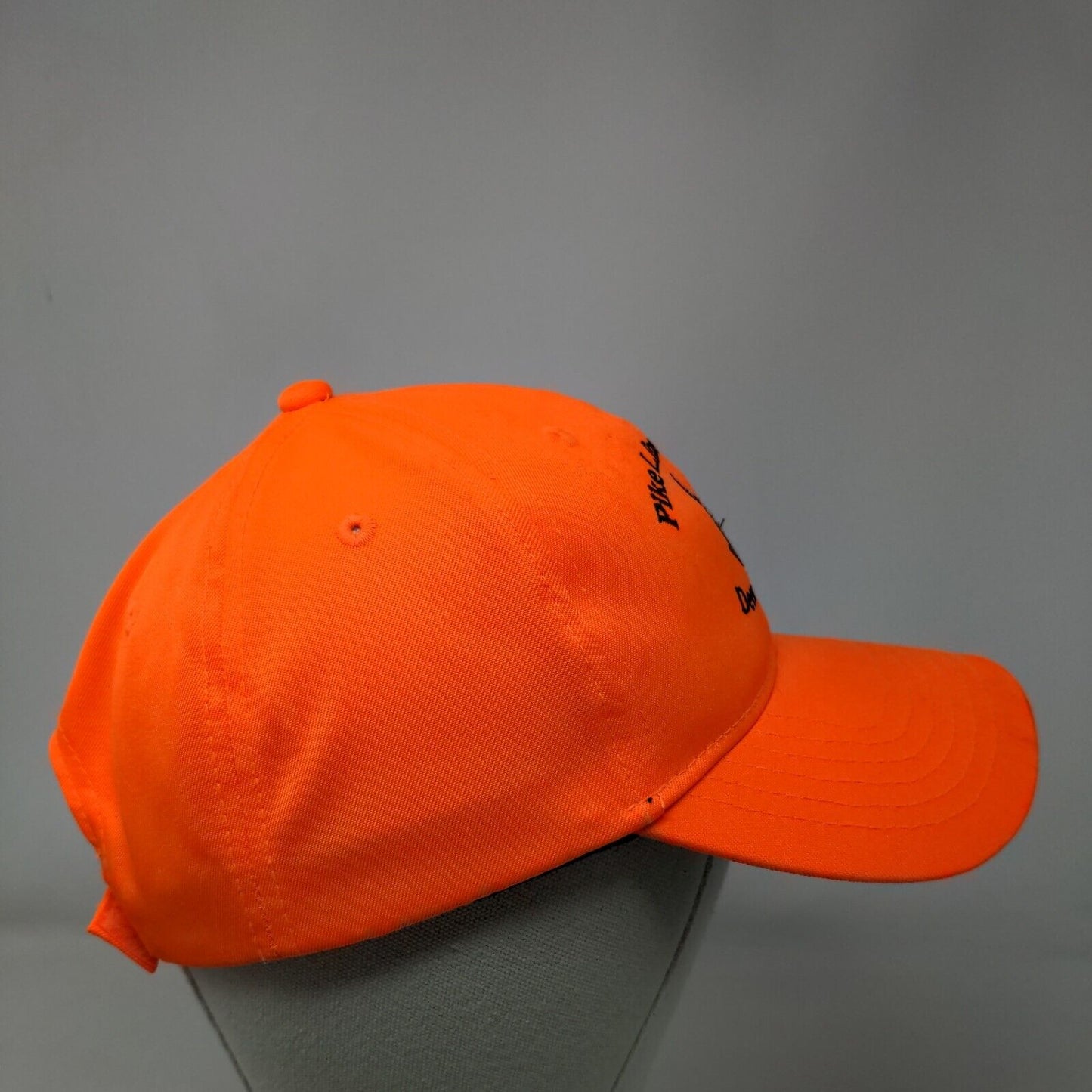 Pike Liberal Arts Deer Hunt Strapback Hat Orange OSFM Embroidered 6 Panel