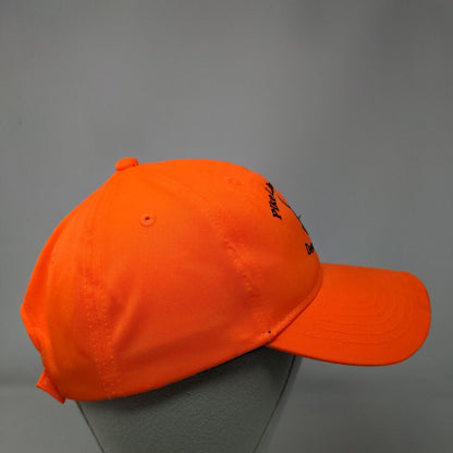 Pike Liberal Arts Deer Hunt Strapback Hat Orange OSFM Embroidered 6 Panel