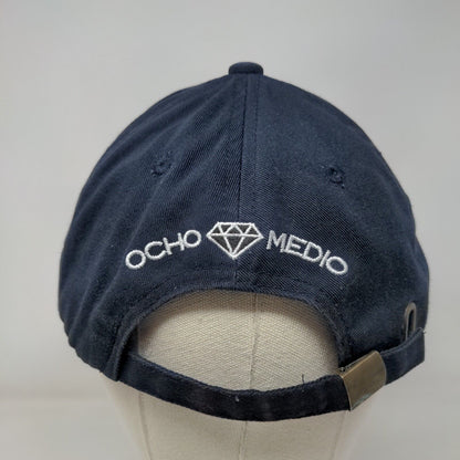 Diamond Ocho Medio Slideback Hat Blue One Size Adjustable Embroidered Cotton