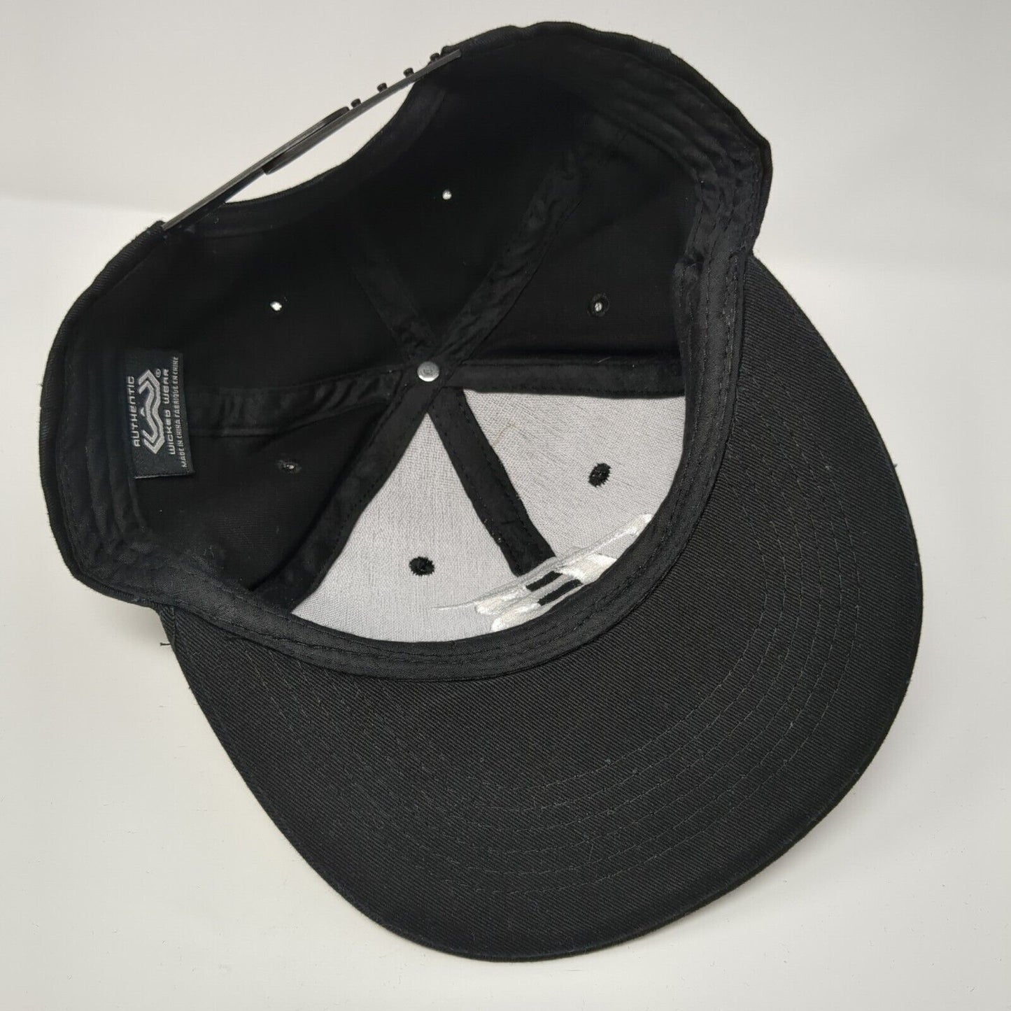 Bodybuilding.com Snapback Hat Black One Size Adjustable Embroidered