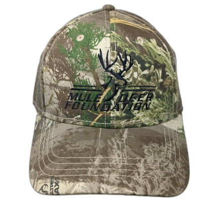 Mule Deer Foundation Baseball Cap Brown One Size Camo MDF Strapback Hat
