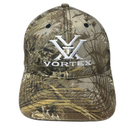 Vortex Baseball Cap Brown Beige Green One Size Camo Optics Hunting Logo Hat