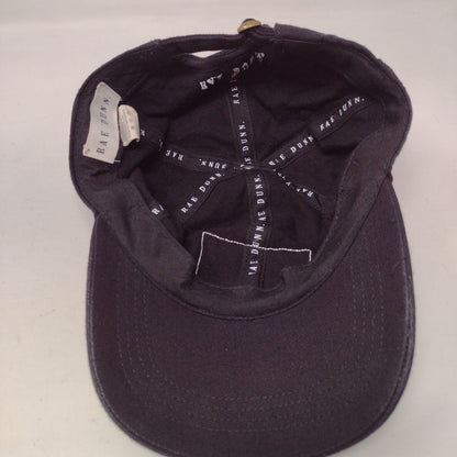 MAMA Slideback Hat Black OSFM Adjustable Patch 6 Panel Rae Dunn Cotton