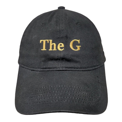 The G Slideback Hat Black One Size Adjustable Embroidered Port & Company Cotton