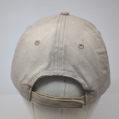 USS Arizona BB-39 Strapback Baseball Cap Brown One Size Adjustable Embroidered