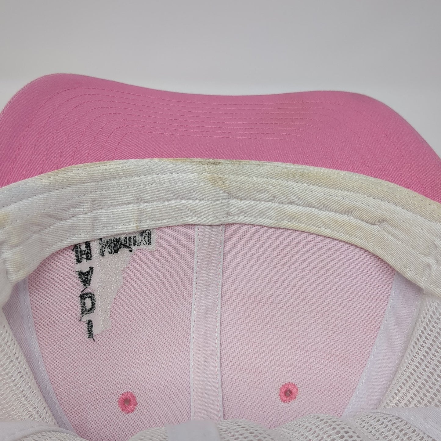 Idaho Mining Apparel Trucker Hat Pink One Size Adjustable Mesh Back Richardson