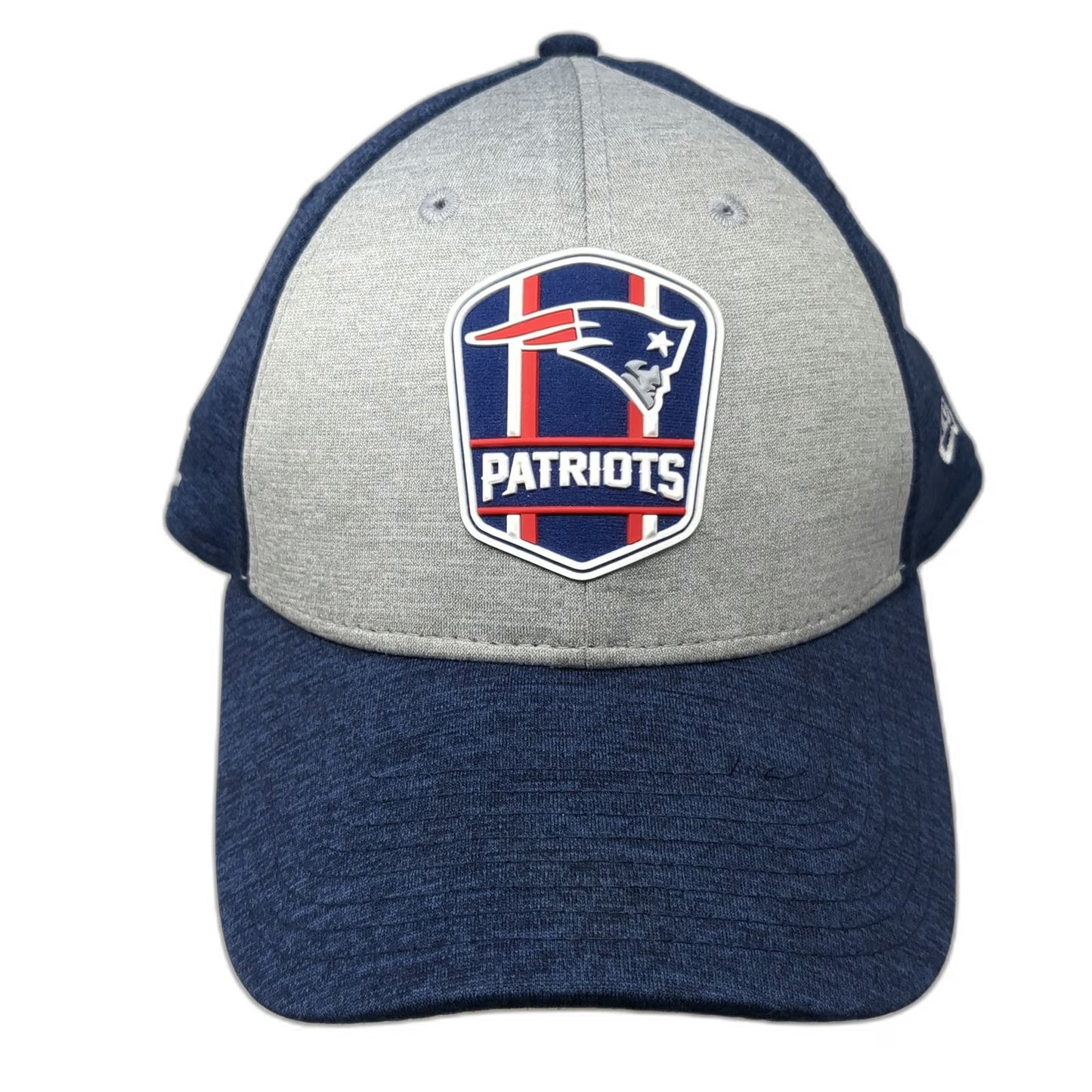 New England Patriots NFL New Era Cap Hat Blue XL 39THIRTY Stretch Fit Logo Patch