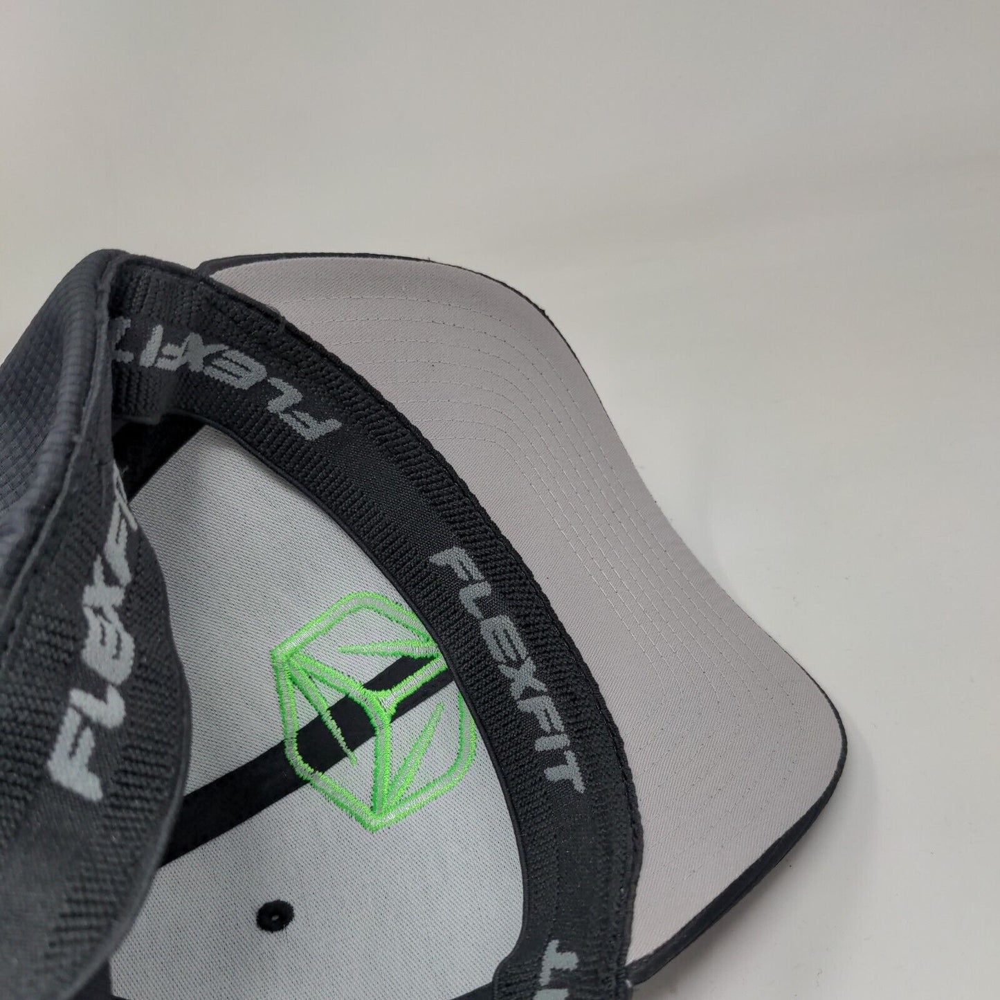 Sport-Tek Fitted Hat Black L/XL Embroidered Tezseract Flexfit 6 Panel