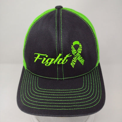 Fighting Tiger Ribbon Snapback Trucker Hat Multicolor OSFA Mesh Back