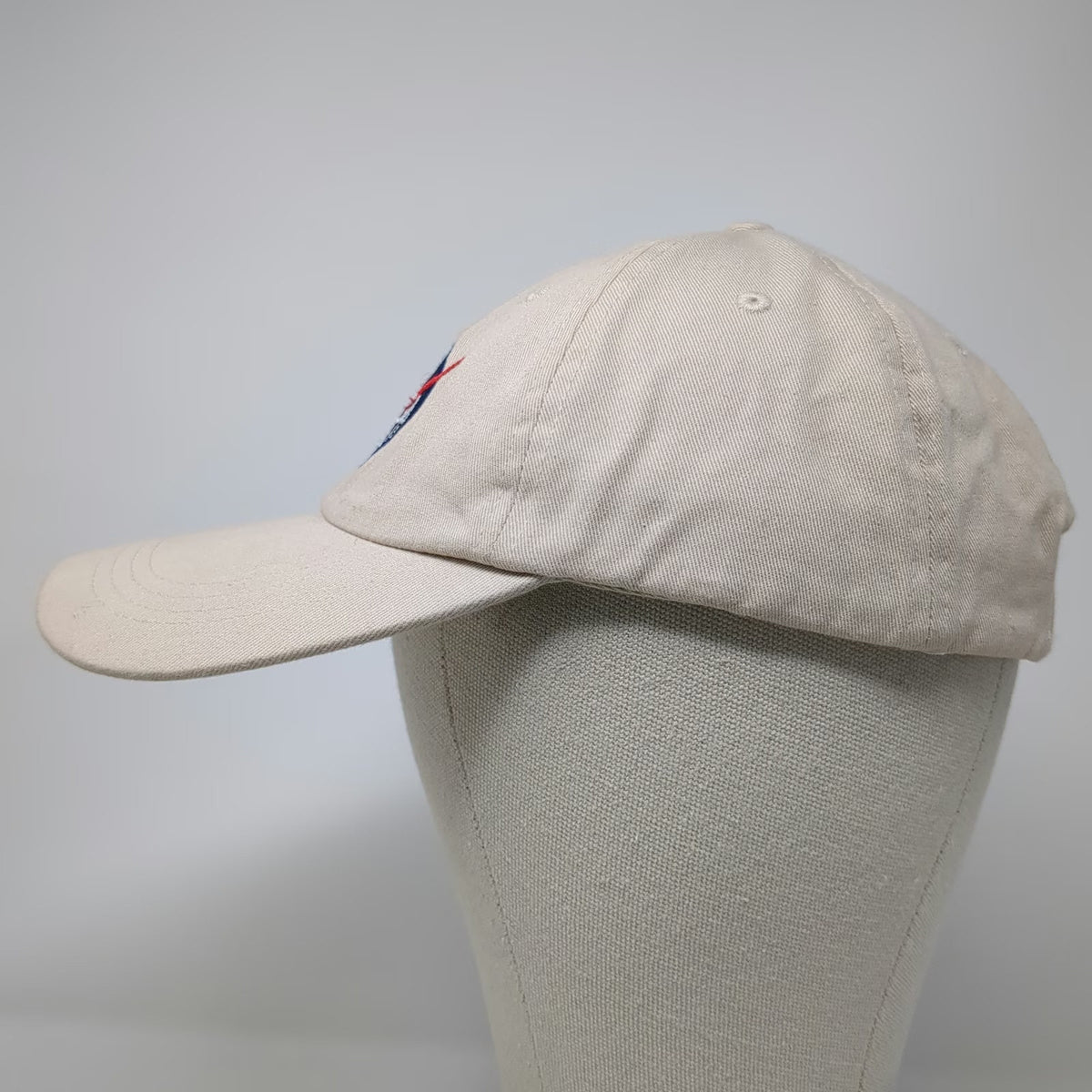 Prairie Mountain NASA Baseball Cap Beige One Size Slideback Cotton Meatball Hat
