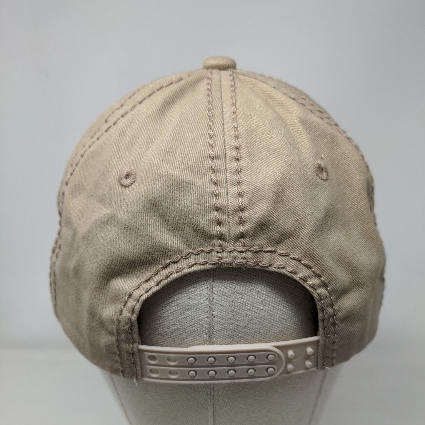 Flag of Costa Rica Patch Snapback Hat Tan OSFA Adjustable 6 Panel