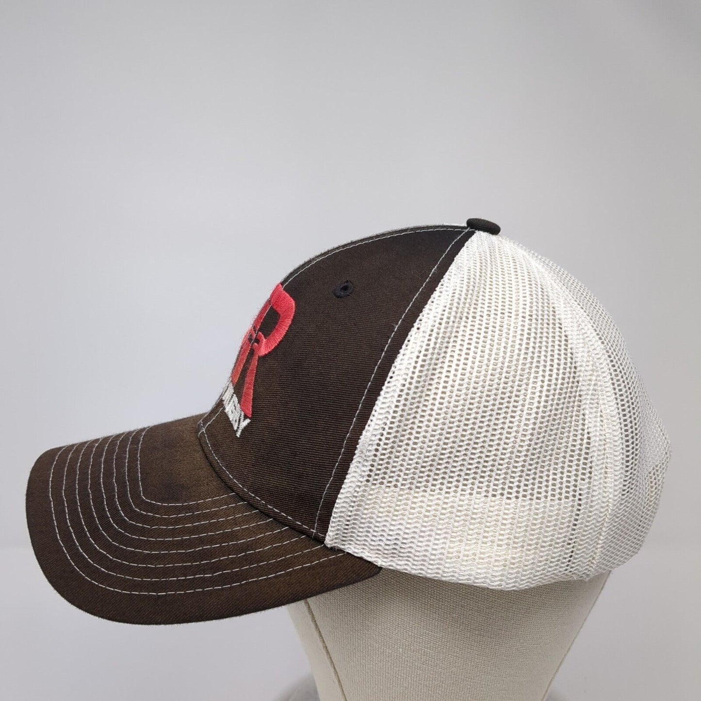 Rush Rugby Snapback Mesh Back Trucker Hat Black One Size Richardson