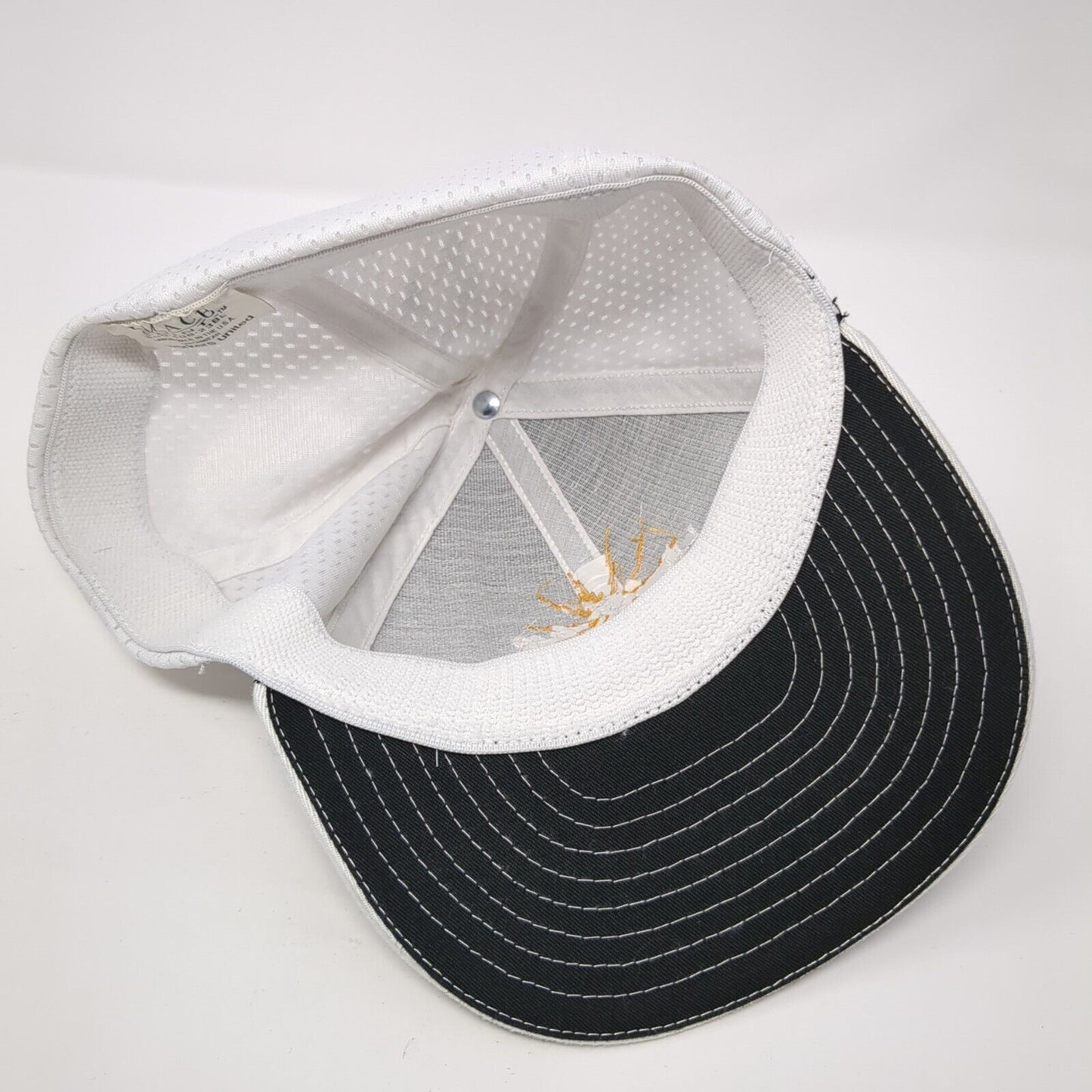 L.U. 449 IBEW Fitted Hat Black One Size Embroidered Colorblock 6 Panel