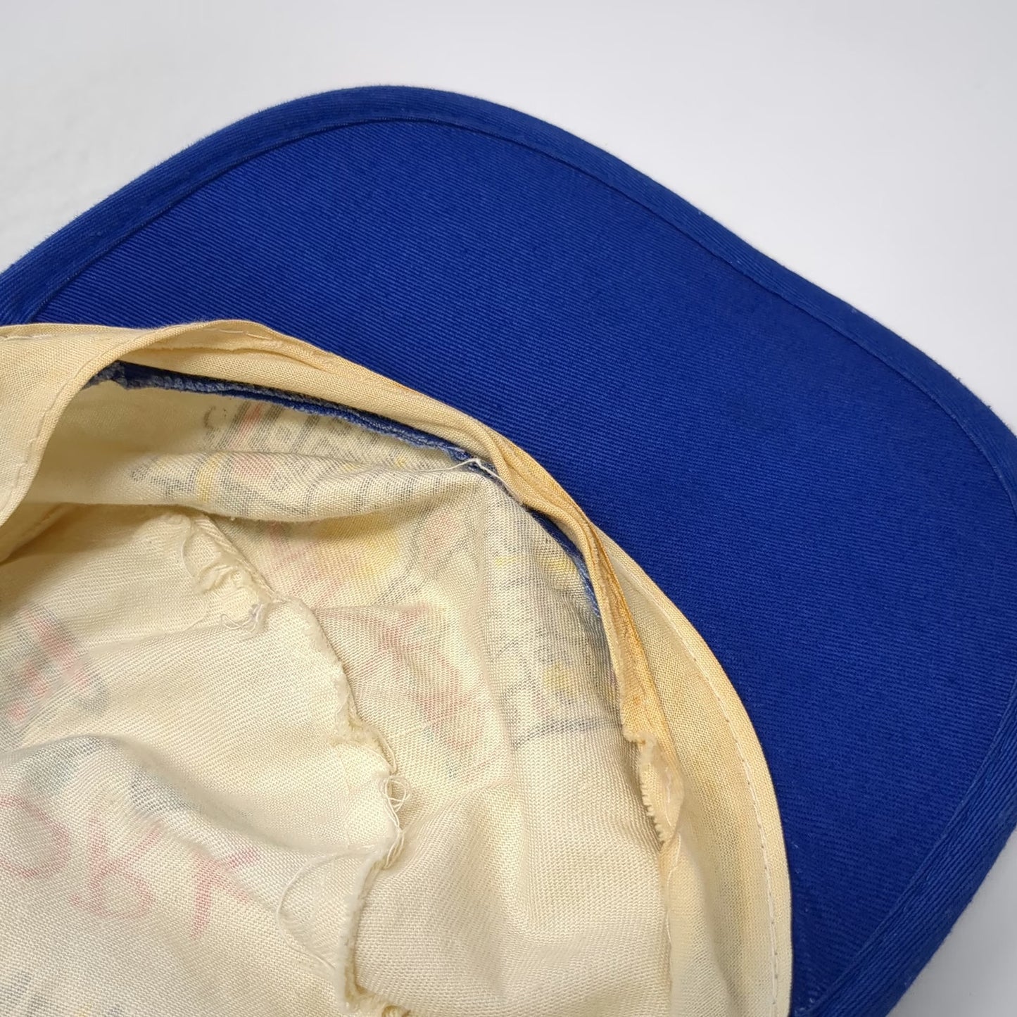 By Play Army Cap White Blue OS New York Skyline Cityscape Graphic Cotton Hat