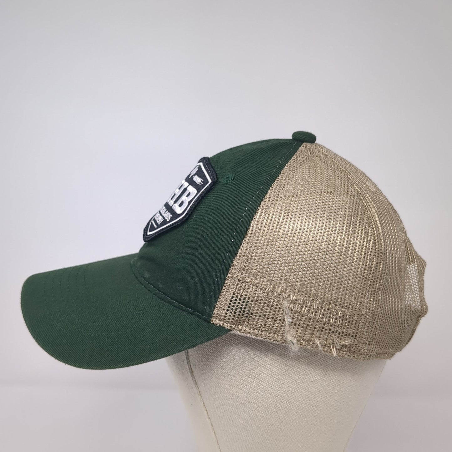 OHB Oak Highlands Brewery Strapback Trucker Hat Green One Size Mesh Back