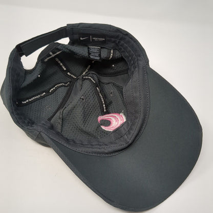 Channel Strapback Hat Gray One Size Adjustable Nike Heritage86 Dri-Fit