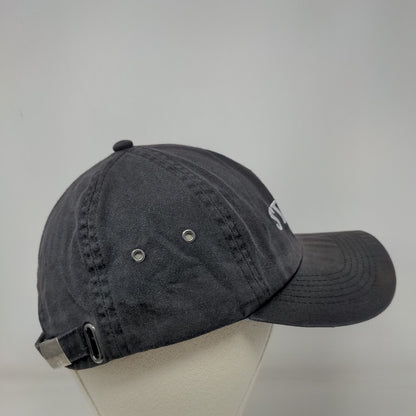 STA FLA Slideback Hat Black One Size Solid Embroidered Big Accessories