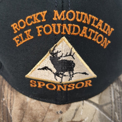 Rocky Mountain Elk Foundation Spondor Slideback Hat Multicolor OS Embroidered