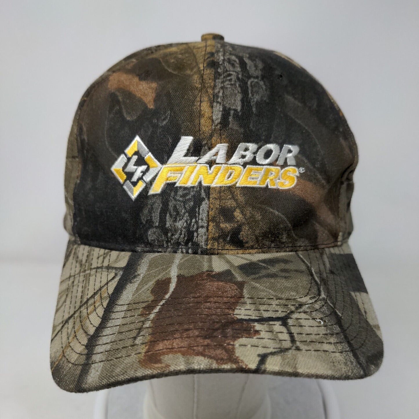 Labor Finders Slideback Hat Camo OSFM Adjustable Embroidered 6 Panel