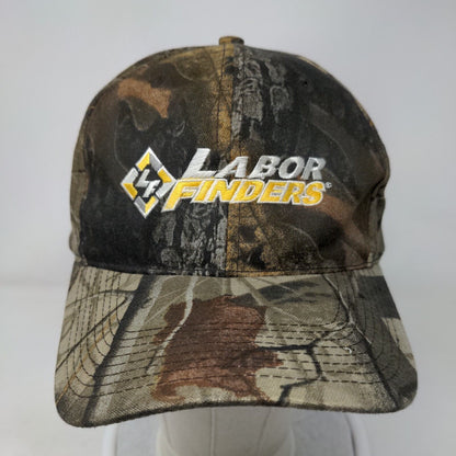 Labor Finders Slideback Hat Camo OSFM Adjustable Embroidered 6 Panel