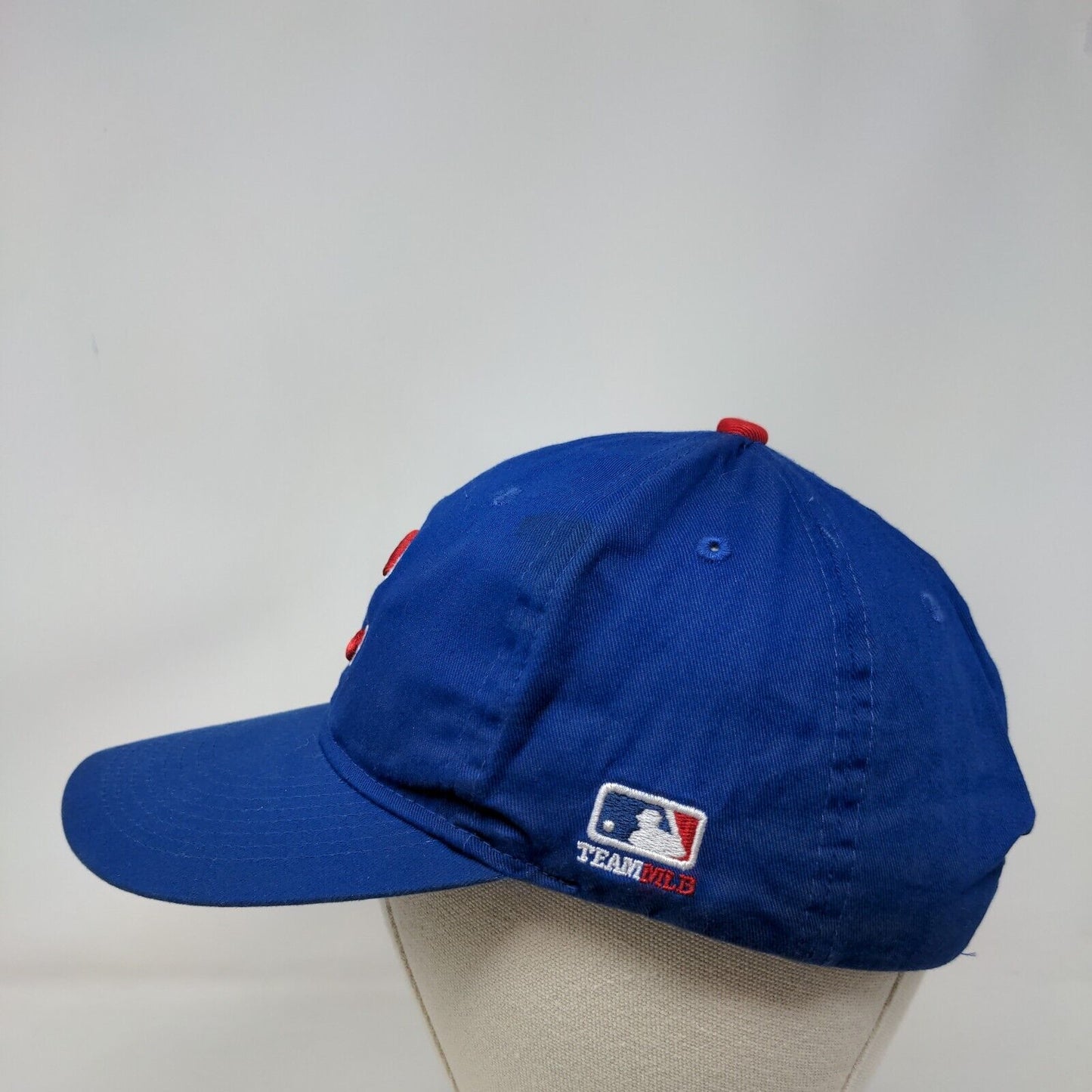Chicago Cubs Strapback Hat Blue OSFM Embroidered Logo MLB Adjustable