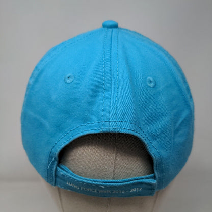 Lung Force Walk 2016-2017 Strapback Hat Blue One Size Cap America
