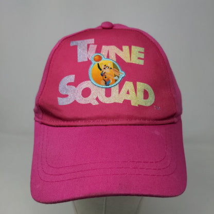 Space Jam a New Legacy Girl's Strapback Hat Pink OSFM Graphic Logo Lola Bunny