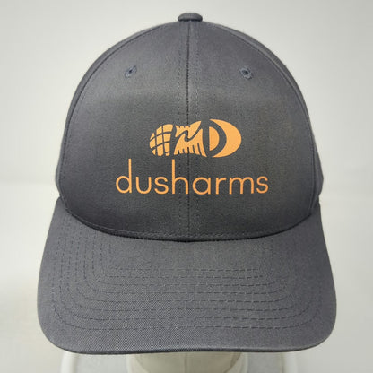 Pacific Headwear Baseball Cap Gray One Size Strapback Green Brim Dusharms hat
