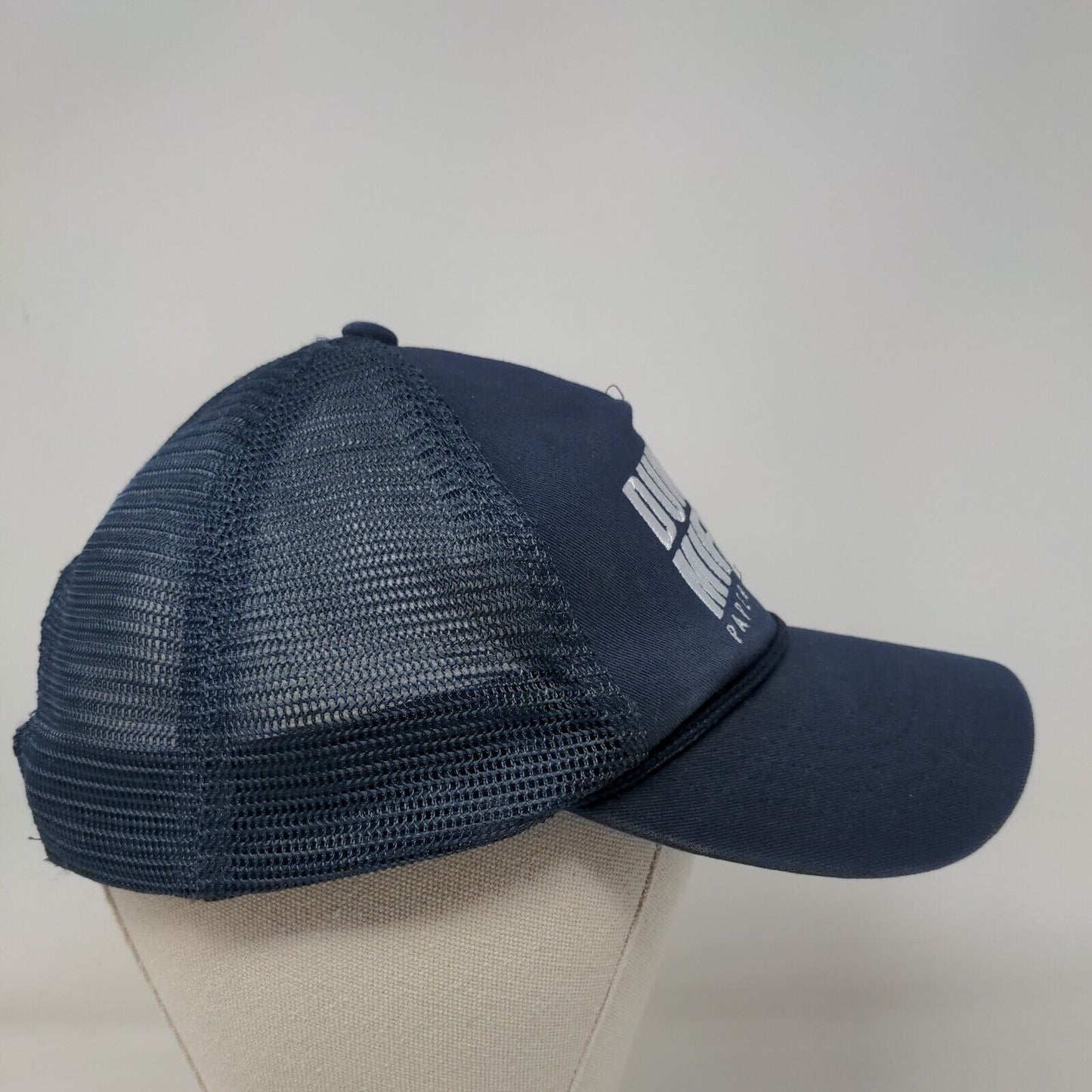 Dunder Mifflin Inc. Paper Company Trucker Hat Blue One Size Embroidered Mesh