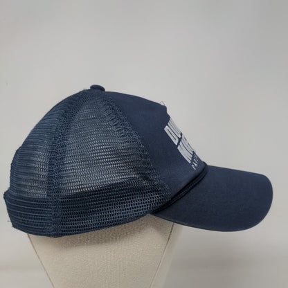 Dunder Mifflin Inc. Paper Company Trucker Hat Blue One Size Embroidered Mesh