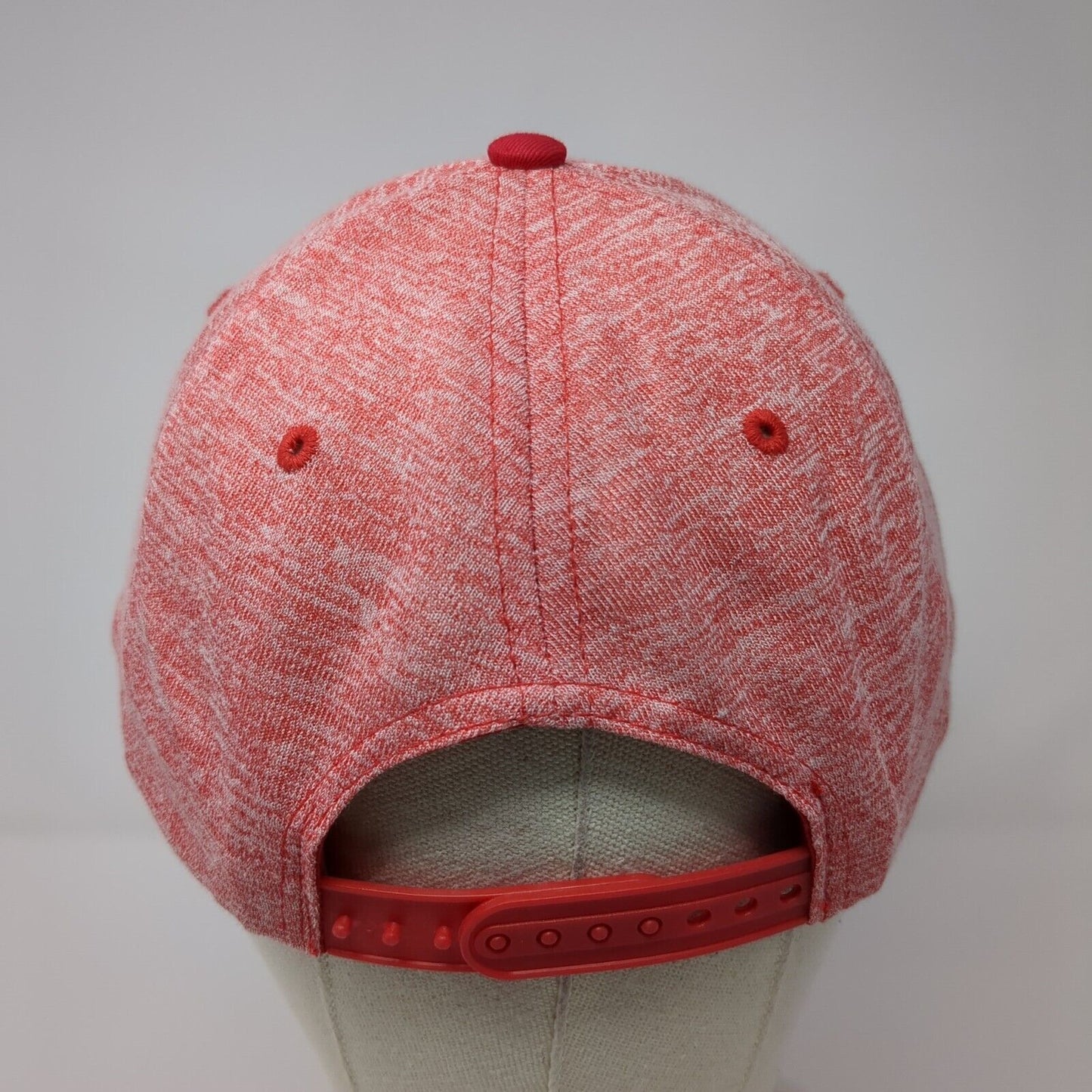 Cummins Snapback Hat Red One Size Adjustable Embroidered Vent Holes