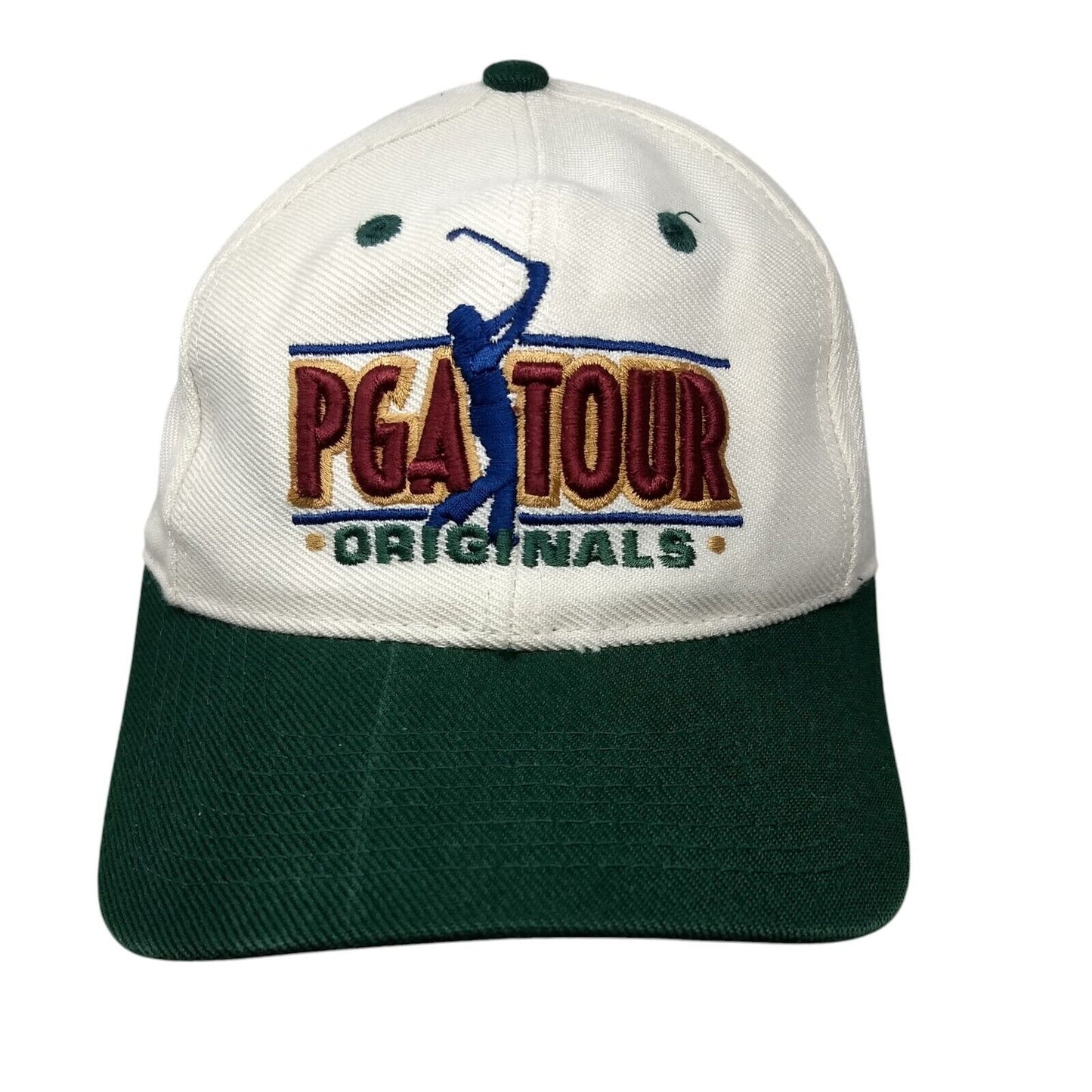 PGA Tour Originals Fitted Hat Multi 7 1/8 Embroidered Player Tested