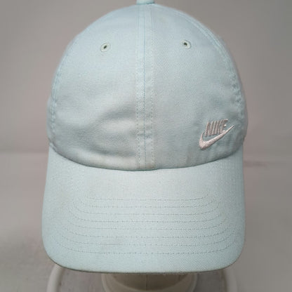 Nike Baseball Cap Blue One Size Heritage86 Adjustable Logo Polyester Hat