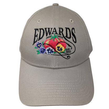 Edwards Est. 1930 Strapback Hat Tan OS Adjustable Embroidered 9Forty New Era
