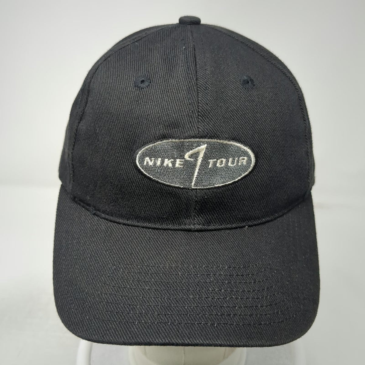 Nike Baseball Cap Black One Size Golf 1 Tour Strapback Green Underbrim Hat
