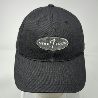 Nike Baseball Cap Black One Size Golf 1 Tour Strapback Green Underbrim Hat