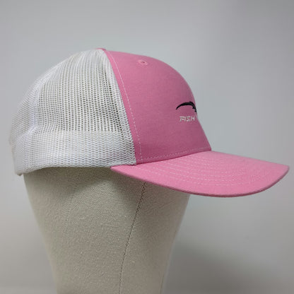 Richardson Trucker Hat Pink White One Size Fish Fighter Products Mesh Snapback