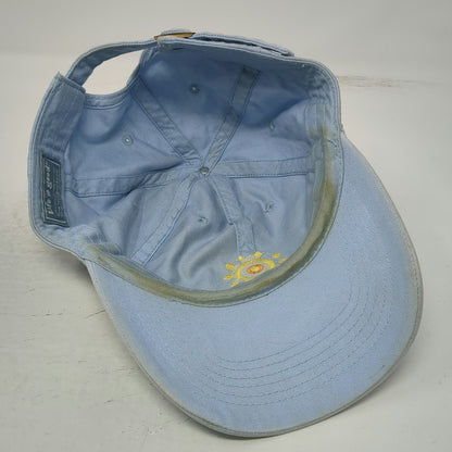 Life is Good Baseball Cap Blue One Size Sun Graphic Cotton Hat Adjustable Strap