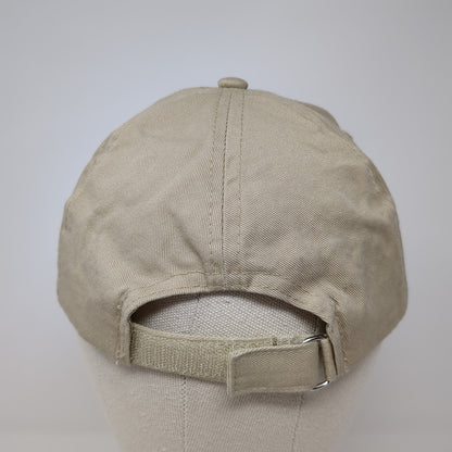 Unbranded Strapback Baseball Cap Brown One Size Adjustable 6 Panel Blank